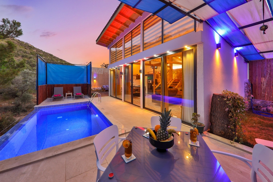 Kalkan patara kiralik villa makbara 232 7637