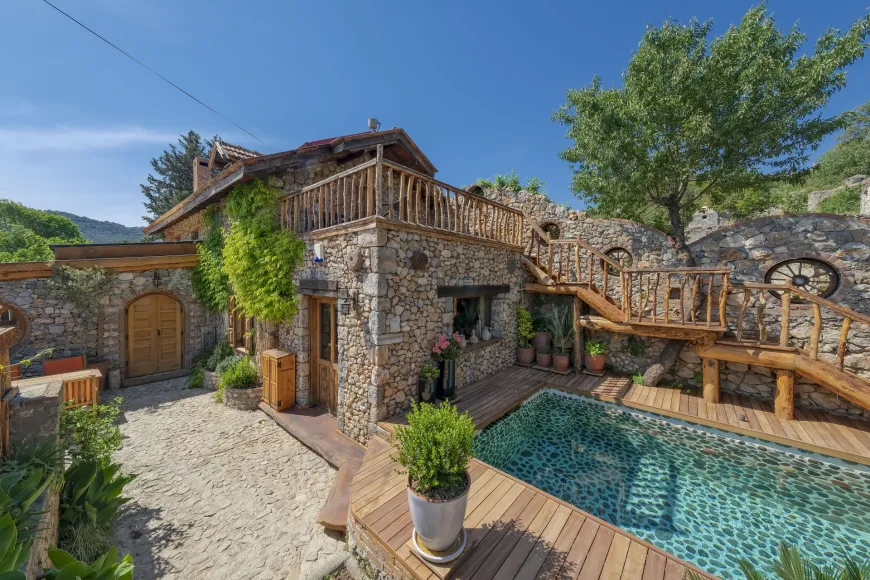 Tatil premium kayakoy kiralik balayi villa levissi25 62
