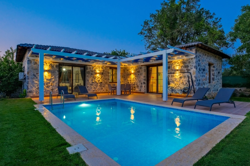 Kayakoy kiralik villa kayi 3 54 2566
